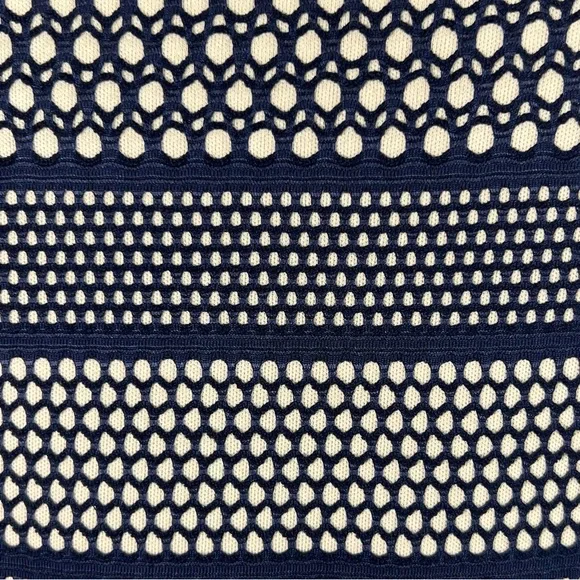 Monteau Blue Overlay Tan Lining Sleeveless Fit & Flare Dress Plus Size XXL - Picture 4 of 11